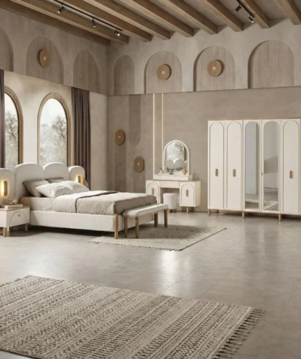 Bismot Bohemstar 6 Kapaklı Eko Başlıklı Yatak Odası Takımı