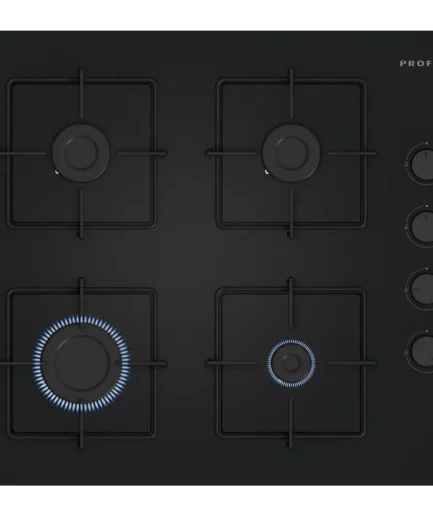 Profilo OE36K6P10D Siyah Cam 4 Gözlü Ankastre Ocak