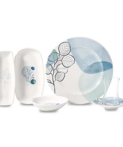 Korkmaz A8794 Natura Coll. 26 P Kahvaltı Takımı