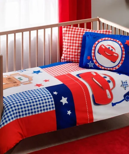 Taç Cars Patchw Baby Bebe Nevresim Takımı (3069)